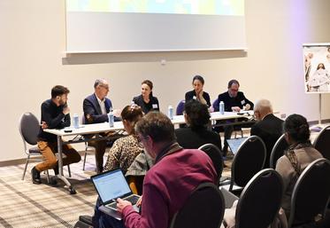 Jeudi 19 décembre, à Orléans (Loiret). Les rencontres du GIS ont réuni une soixantaine de personnes et des intervenants venus évoquer la diversification et la décarbonation. 