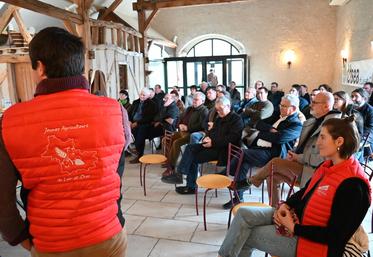 Mardi 21 janvier, à Huisseau-sur-Cosson. La liste FNSEA-JA 41 a tenu un dernier meeting de campagne pour les élections Chambre, en présence d'une cinquantaine de personnes. 