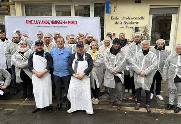Vendredi 17 janvier, à Paris. Une journée de travail autour de la restauration collective a été organisée par Interbev Île-de-France.
