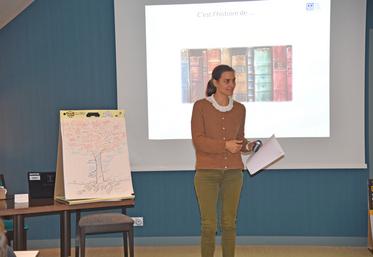 Provins, lundi 16 décembre. Caroline François, coach, a présenté l'arbre de la vie, un outil qui permet d'aider les exploitants à explorer et développer leurs parcours et leurs aspirations.