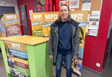 Le 27 janvier, à Beaumont-les-Autels. La directrice de la MFR, Katy Rigaud, a restauré l'image de l'école percheronne.