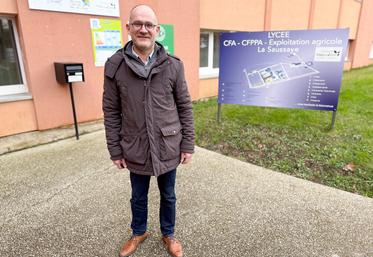 Le directeur du campus Natur'Alim, Jérôme Bertholon, a lancé un projet de rénovation de la halle agroalimentaire.