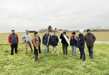 Première visite le 27 novembre chez Stéphanie Bernard, à Augers-en-Brie (Seine-et-Marne), sur le thème de l'agriculture de conservation des sols et les techniques culturales simplifiées.