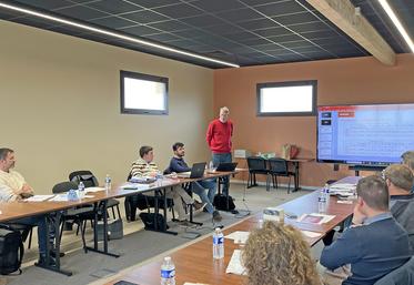Jeudi 20 février, à Lumigny (Seine-et-Marne). La FRCuma Île-de-France a tenu son assemblée générale ce mois-ci plutôt qu'à l'été pour qu’un plus grand nombre d’adhérents puissent participer.