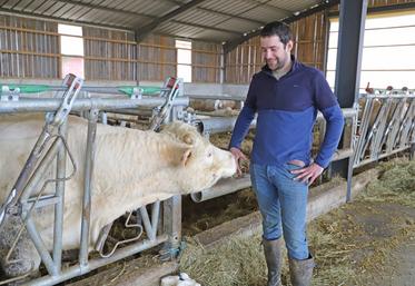 Mathieu Gilloots a su optimiser son travail avec des bâtiments d'élevage bien pensés. 