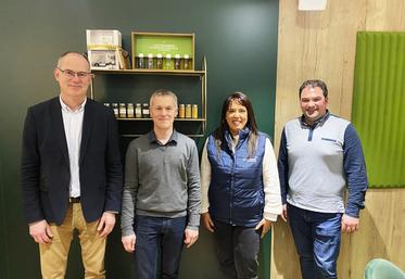 Lundi 24 février, à Paris. Un consortium de partenaires, dont le groupe coopératif Axéréal, a présenté le projet Arpège lors du Salon de l'agriculture.