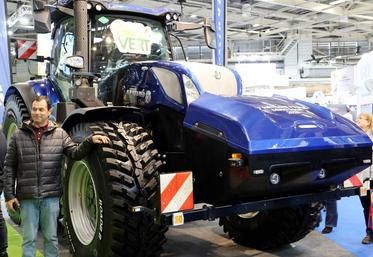 Fin février, à Paris. Le T7.270 Methane Power a fait l'attraction au Salon de l’agriculture.