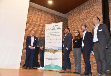 Une table ronde réunissait le délégué territorial Val de Seine Natran, Mathieu Beaudoin, agri méthaniseur (agri biogaz de la brie), Alain Auzet, maire de Réau et Sophie Kuhn, cheffe de service expertise déchet énergie climat au département de Seine-et-Marne.