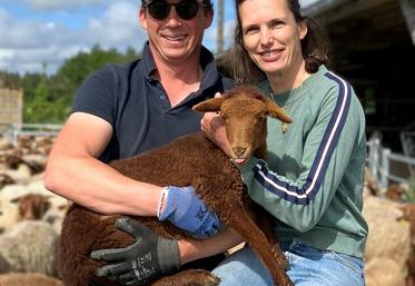 Arthur et Constance élèvent des brebis et des porcs en Sologne et proposent des gîtes.