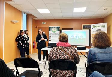 Mardi 22 avril, à Chaussy. La réunion organisée par Pluralis marquait le retour des rendez-vous dans le nord du département.