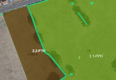 Il est possible de connaître l'âge des prairies sur Telepac en faisant apparaître la couche « Couverts camp. précédente ».