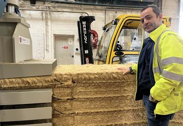 Prunay-sur-Essonne (Essonne), mardi 15 avril. Dirigée par Delphin Pallu, l'entreprise SN Gatichanvre a réalisé une belle année 2024.