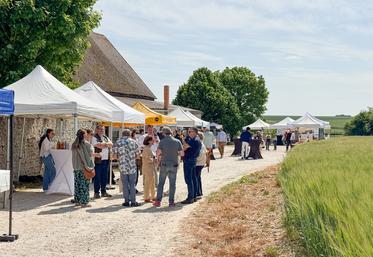 Lundi 19 mai, à Digny. Installé à la campagne, le salon Du terroir dans l'assiette a accueilli deux fois plus de visiteurs que lors de sa précédente édition en 2023.