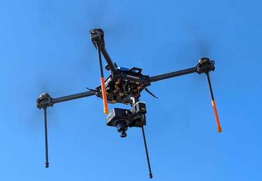 Drone utilisé par Abelio pour repérer les adventices.
