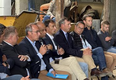 La profession agricole a pu échanger avec les ministres durant près d'une heure.