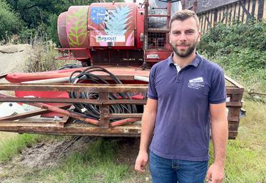 Lundi 28 juillet, à Thiron-Gardais. Victor Bailleau préside le canton JA de Thiron-Gardais, où aura lieu les 6 et 7 septembre la 40e Fête de l'agriculture.
