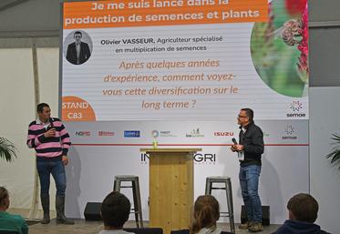 Du 2 au 4 septembre, à Outarville, de nombreuses animations sur des thématiques variées ont rythmé le salon Innov-agri, souvent suivies par des jeunes, peut-être les multiplicateurs et sélectionneurs de demain.
