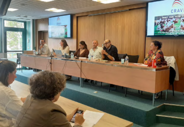 La réunion d’information sur les opportunités liées au développement de la filière œufs a fait salle comble, mercredi 10 septembre, au sein le la Maison des agriculteurs à Amiens (Somme).