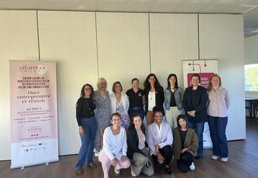 Vaux-le-Pénil, jeudi 18 septembre. Initiative Melun Val de Seine - sud-Seine-et-Marne a présenté le concours Créatrices d'avenir. En 2020, une exploitante agricole seine-et-marnaise avait remporté le prix dans la catégorie Audace. 