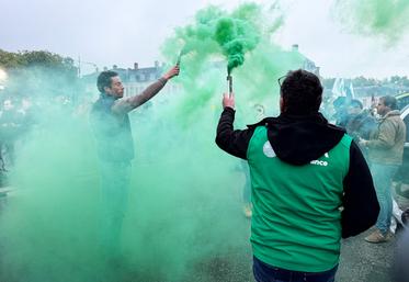 Versailles (Yvelines), vendredi 26 septembre. La FDSEA Île-de-France a organisé une mobilisation devant le château de Versailles pour défendre la profession agricole.