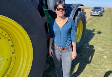 Le 7 octobre, à Fains-la-Folie. Vanessa Voyet est exploitante en pleine Beauce, vaste terrain de jeu pour les voleurs.