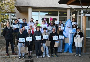 Vendredi 17 octobre, à Montoire-sur-le-Loir. La remise des prix de l'Agricross a eu lieu au lycée agricole.