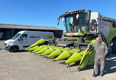 Les recommandations de révision hivernale données par Olivier Jardin ont été réalisées sur le cueilleur Claas Rovio 4.875 FC (8 rangs à 75 cm) âgé d’un an de la SARL Belliard de Cormolain (Calvados). 