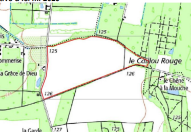 Située entre le Caillou-Rouge et la Grâce-de-Dieu, la parcelle d’un peu plus de 31 hectares accueillera à l’horizon 2029 un élevage bovin bio couplé à une production d’énergie solaire.