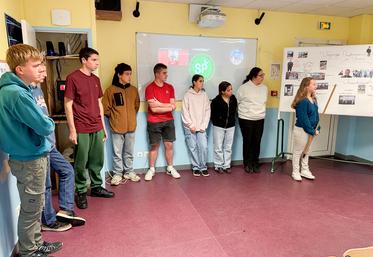 Vendredi 7 novembre, à Beaumont-les-Autels. Les élèves de seconde CGEA de la MFR ont détaillé tout ce qu'ils ont découvert lors de leur voyage en Vendée.