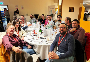 Mardi 2 décembre, à Château-Thierry (Aisne). Comme toujours chez les Jeunes agriculteurs, la convivialité était une nouvelle fois au rendez-vous lors de l'Université d'hiver.