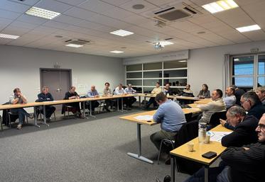 Mardi 2 décembre, au Chesnay (Yvelines). La FDSEA Île-de-France a tenu le dernier conseil d’administration de 2025.