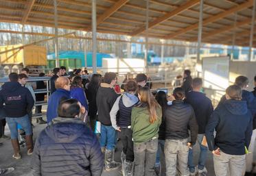 Mardi 9 décembre, à Villemoutiers. À l'occasion de la Journée dynamique laitière, une visite d'exploitation a permis aux participants de découvrir le fonctionnement de la SCEA Petit.