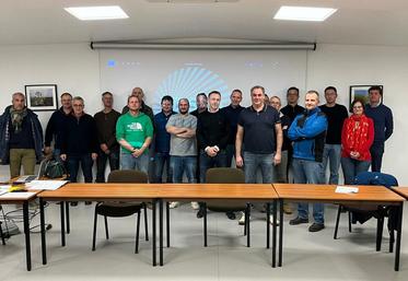 Lundi 1er décembre, à Étampes (Essonne). Le conseil d'administration de l'Essonne s'est réuni pour élire son nouveau bureau.