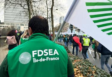 Jeudi 18 décembre, à Bruxelles (Belgique). Une délégation d'agriculteurs franciliens ont fait entendre leurs voix face aux nombreux sujets européens qui mettent en danger leurs exploitations.