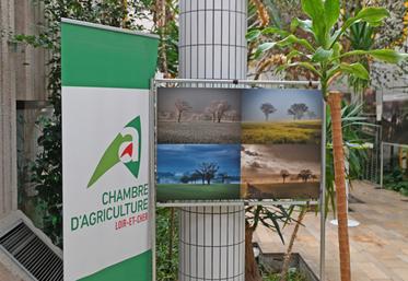 Vendredi 12 décembre, à Blois. La chambre d'Agriculture de Loir-et-Cher organisait le vernissage de son exposition photographique Paysans, paysages au sein de ses locaux. L'exposition est visible jusqu'au 23 janvier. 