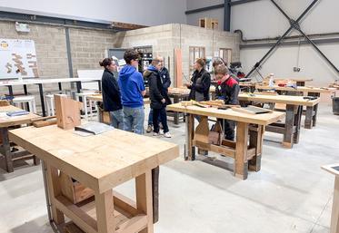 Samedi 17 janvier, à Châteaudun. Les ateliers de l'établissement ont été mis en avant lors des portes ouvertes du campus de Nermont.