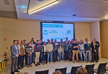 Jeudi 15 janvier, à Saint-Jean-de-Braye. La première promotion du Club des nouveaux agriculteurs s'est réunie lors d'un événement marquant le début d’un cycle de rencontres pensé pour accompagner les jeunes installés sur le territoire.