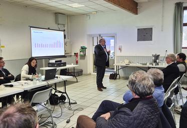 Rampillon, lundi 12 janvier. Les contrats Cristal Union pour la prochaine campagne à Nangis ont fait l'objet de nombreuses questions. 