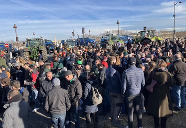 Mardi 13 janvier 2026, à Paris. Manifestation d'agriculteurs.