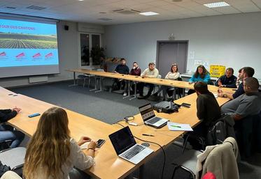 Jeudi 29 janvier, au Chesnay-Rocquencourt (Yvelines). Le conseil d'administration de JA Île-de-France ouest est revenu sur les mobilisations.