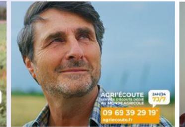 Le numéro gratuit Agri'écoute est disponible en tout temps, à toute heure. Le service est également disponible en ligne via agriecoute.fr