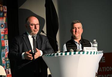 Jeudi 5 mars, à Bellegarde. Le sénateur Laurent Duplomb est intervenu lors de l'assemblée générale de la FNSEA 45.