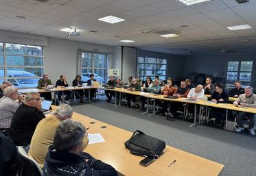 Mardi 3 mars, au Chesnay (Yvelines). Le conseil d'administration de la FDSEA Île-de-France s'est réuni pour la première fois de l'année.