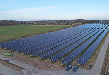 La centrale photovoltaïque de La Cléry, à Saint-Hilaire-les-Andrésis, s’étend sur 4,2 hectares.