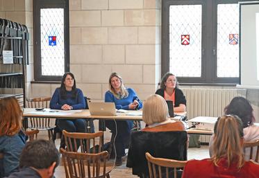 Mercredi 11 mars, à Montrichard. Présidée par Aurélie Mançois et Ludivine Marteau, l'appellation Touraine-Chenonceaux a tenu son assemblée générale devant une quarantaine de participants.
