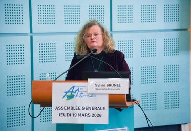 Jeudi 19 mars, à Chartres. L'assemblée générale de l'AIEL a permis à Sylvie Brunel de remonter le moral de tous les agriculteurs.