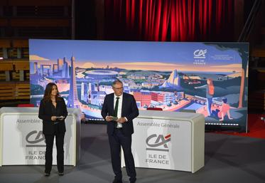 Président du conseil d'administration du Crédit agricole d'Île-de-France, Guillaume Vanthuyne a ouvert et clôturé l'après-midi informatif de l'assemblée générale de la caisse régionale.