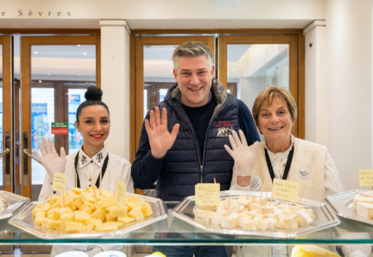 Deux week-ends durant, la ferme familiale de Saint-Thibault a participé à l'événement Tous à la Ferme au Bon Marché rive gauche à Paris.