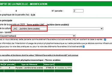 Écran « écorégime », en consultation uniquement.