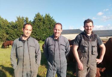 Au sein du Gaec Vaucher, les coûts de mécanisation se sont envolés pendant la saison de fenaison. Les trois frères font tout pour les maîtriser. 